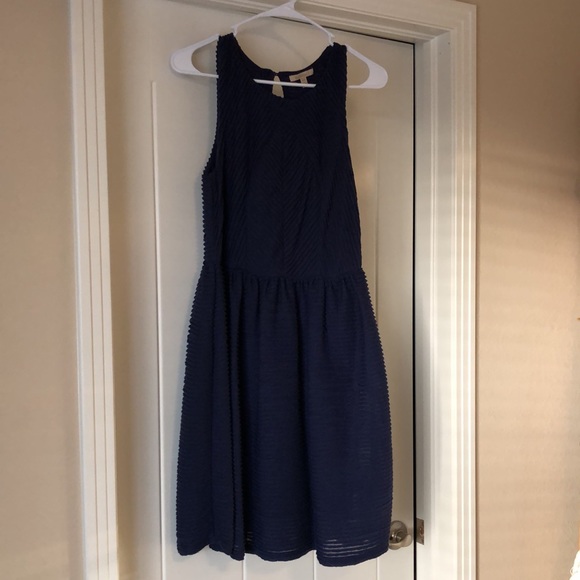 Bordeaux (Anthropologie), Size M, Above the Knee, Blue-Purple Dress - Picture 2 of 6